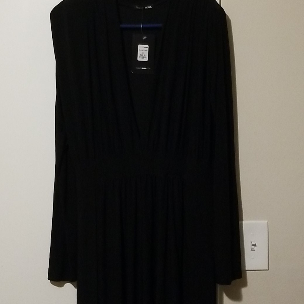 Fashion nova dress maxi dress with side slits